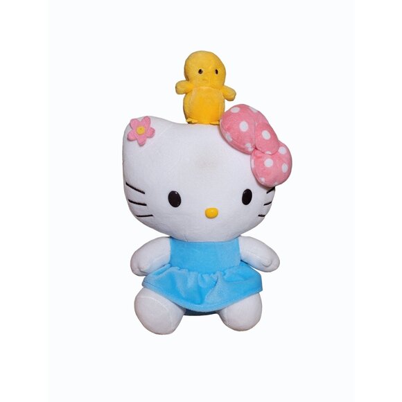 Sanrio Hello Kitty Chick Kitty Plush 12 Inch Easter Spring Basket Chick - Picture 6 of 6